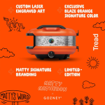 Matty Matheson x Gozney Limited-Edition Tread Propane Pizza Oven - Orange - GTPOGUS1225 - Image 6