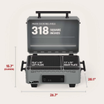 TYTUS Emberwood Portable Electric Griddle - TDT-GHS-EGRD - Image 3