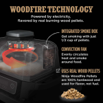 Ninja Woodfire Pro Connect XL Electric Grill & Smoker - OG952 - Image 2