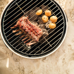 BergHOFF Leo Portable Tabletop BBQ Grill W/ Heat Resistant Base White - 2415600 - Image 6