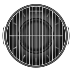 BergHOFF Leo Portable Tabletop BBQ Grill W/ Heat Resistant Base Black - 2415601 - Image 2