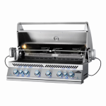 Napoleon 700 Series 5-Burner 44-Inch Built-In Natural Gas Grill w/ Rotisserie & SafetyGlow - BIG44RBNSS-1 - Image 9