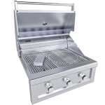 Sunstone Ruby 30-in 3-Burner Built-In Natural Gas Grill - Ruby3B-NG - Image 2