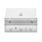 Summerset Quest 36-in 2 Burner Built-In Natural Gas Grill w/ Rear Infrared Burner, Rotisserie Kit, & Drop-In Griddle Plate - QST36-NG - Image 2