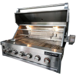 Grand Turbo 40-Inch 6-Burner Built-In Propane Gas Grill With Two Infrared Sear Burners & Rotisserie - B4019BLP - Image 4