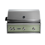 Lynx Professional 36 Inch Built-In All Infrared Trident Propane Grill w/ Rotisserie in Desert Sage - L36ATR-DSLP
