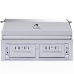 Sunstone Series 42 Inch Propane Hybrid Dual Zone Charcoal/Wood Burning Grill - EMCHDZ42-LP