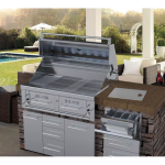 Sunstone Series 42 Inch Propane Hybrid Dual Zone Charcoal/Wood Burning Grill - EMCHDZ42-LP - Image 4