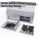 Sunstone Series 42 Inch Propane Hybrid Dual Zone Charcoal/Wood Burning Grill - EMCHDZ42-LP - Image 12