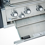 Broil King Imperial S 670 6 Burner Built-In Propane Gas Grill w/ Rear Burner & Rotisserie Kit - 957074 - Image 13