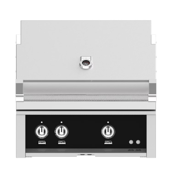 duttpack-34933 Hestan 30-Inch Built-In Natural Gas Grill W/ Rotisserie - Stealth - GABR30-NG-BK - Image 1