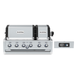 Broil King Imperial QS 670 6 Burner Built-In Natural Gas Grill w/ Rear Burner & Rotisserie Kit - 699777 - Image 4