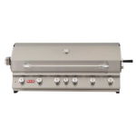 Bull Diablo 46-Inch 6-Burner Built-In Natural Gas Grill With Rotisserie - 62649