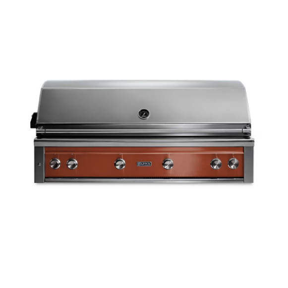 duttpack-35175 Lynx Professional 54 Inch Built-In Natural Gas Grill w/ One Infrared Trident Burner & Rotisserie in Sierra - L54TR-SING - Image 1