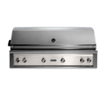 Lynx Professional 54 Inch Built-In Natural Gas Grill w/ One Infrared Trident Burner & Rotisserie in Glacier - L54TR-GLNG