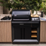 Traeger All-New Timberline Wi-Fi Controlled Wood Pellet Grill W/ WiFire & Built-In Trim Kit - TBB86RLG