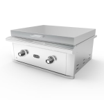 Wildfire Ranch Pro 30-in 2 Burner Built-In 304 SS Natural Gas Griddle - WFPRO30GRD-SS-NG - Image 2