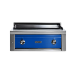Lynx Asado 30 Inch Built-In Natural Gas Flat Top Grill in Pacific Blue - L30AG-PBNG