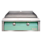 Alfresco 30-Inch Built-In Natural Gas Griddle in Light Green - AXE-30GT-NG-S6027