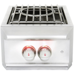 Blaze Professional LUX Built-In Natural Gas High Performance Power Burner w/ Wok Ring & Stainless Steel Lid - BLZ-PROPB-NG - Image 3