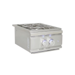 RCS Pro Series Built-In Power Burner W/ Stainless Steel Lid - Natural Gas - RSB3A - Image 3