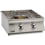 Bull Built-In Propane Gas Stainless Steel Power Burner W/ Stainless Steel Lid - 96000