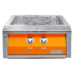 Alfresco 24-Inch Natural Gas Versa Power Cooking System in Luminous Orange - AXEVP-NG-S2005