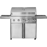 Turbo Elite 38-Inch 5-Burner Propane Gas Grill With Rear Infrared Burner - BTE3821BLP