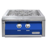 Alfresco 24-Inch Natural Gas Versa Power Cooking System in Ultramarine Blue - AXEVP-NG-S5002