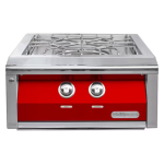 Alfresco 24-Inch Propane Versa Power Cooking System in Carmine Red - AXEVP-LP-S3002