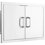 BBQGuys Signature 32-in Stainless Steel Double Access Door - BBQ-AD32 - Image 8