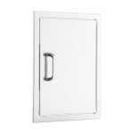 BBQGuys Signature 18-in Stainless Steel Reversible Single Access Door - BBQ-SV-1420 - Image 8