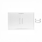 BBQGuys Signature 25-in Stainless Steel Double Access Door - BBQ-AD25