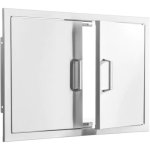 BBQGuys Signature 25-in Stainless Steel Double Access Door - BBQ-AD25 - Image 7