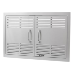 Bull 30-in Dual-Lined Vented Stainless Steel Double Access Doors w/ Reveal - 45580 - Image 2