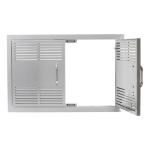 Bull 30-in Dual-Lined Vented Stainless Steel Double Access Doors w/ Reveal - 45580 - Image 3
