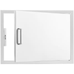BBQGuys Signature 28-in Stainless Steel Reversible Single Access Door - BBQ-SH-2417 - Image 4