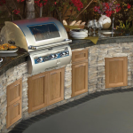 Pacific Teak Shaker 34-Inch Teak Wood Double Access Door - AD2-34S - Image 2