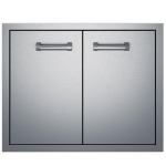 Delta Heat 26-in Stainless Steel Double Access Doors - DHAD26-C