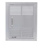 Bull 18-Inch Vented Stainless Steel Single Access Door W/ Reveal - Vertical - 90000