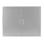 Wildfire 38 X 21 304 SS Double Access Door - WFDDR3821-SS