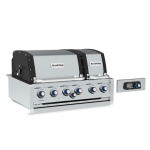 Broil King Imperial QS 670 6 Burner Built-In Propane Grill w/ Rear Burner & Rotisserie Kit - 699774