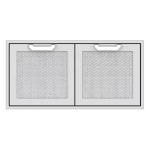 Hestan 42-Inch Double Access Doors - Steeletto - AGAD42