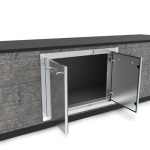 Broil King 39 1/4-in Stainless Steel Double Access Door - 800200 - Image 3