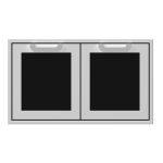 Hestan 36-Inch Double Access Doors - Stealth - AGAD36-BK
