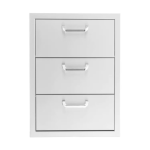 BBQGuys Signature 16-in Stainless Steel Double Access Drawer w/ Paper Towel Dispenser - BBQ-DRW3-PTH - Image 3