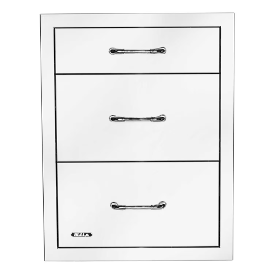 duttpack-37403 Bull 21-Inch Stainless Steel Triple Access Drawer W/ Reveal - 58120 - Image 1