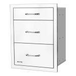 Bull 21-Inch Stainless Steel Triple Access Drawer W/ Reveal - 58120 - Image 2