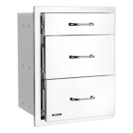 Bull 21-Inch Stainless Steel Triple Access Drawer W/ Reveal - 58120 - Image 4