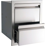 RCS Valiant Series 17-Inch Stainless Steel Double Access Drawer - VDR1 - Image 2